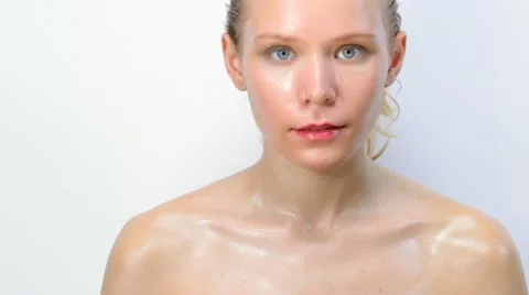 Girl's face Stock Footage 18182052