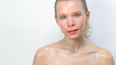 Girl's face Stock Footage 18182055