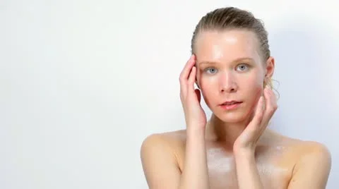 Girl's face Stock Footage 18182083