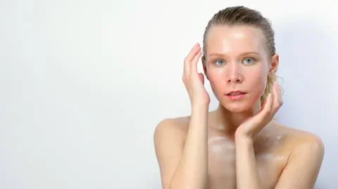 Girl's face Stock Footage 18182100