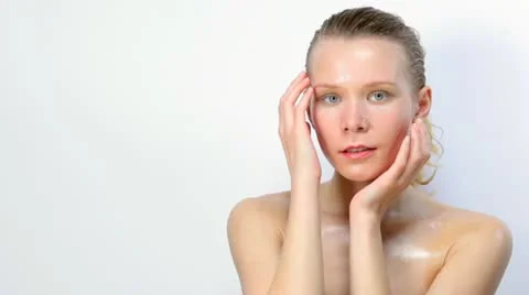 Girl's face Stock Footage 18182107