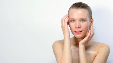 Girl's face Stock Footage 18182121
