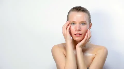 Girl's face Stock Footage 18182130