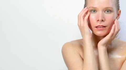 Girl's face Stock Footage 18182132