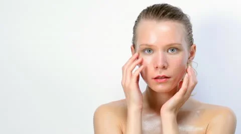 Girl's face Stock Footage 18182142