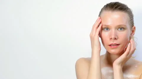 Girl's face Stock Footage 18182155