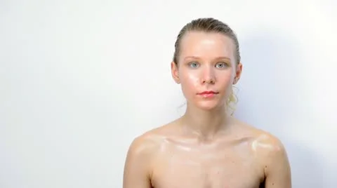 Girl's face Stock Footage 18182168