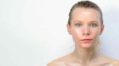 Girl's face Stock Footage 18182180