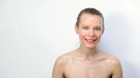 Girl's face Stock Footage 18182188