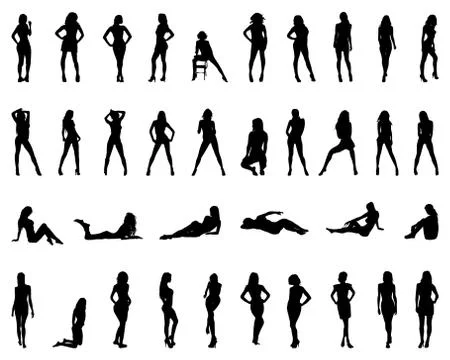 Girls Stock Illustration