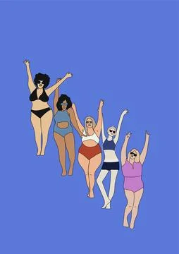 Girls Illustrazione stock