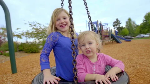 Girls make faces at the camera Stock Footage 56802667