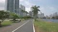 Girls skateboarding in Cinta Costera park in Panama City 4k or 4k+ Resolution