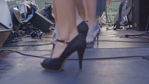 Girls on stage 스톡 동영상 81921658