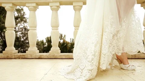 Girl's Steps Stock Footage 76471729