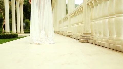 Girl's Steps Stock Footage 76472194