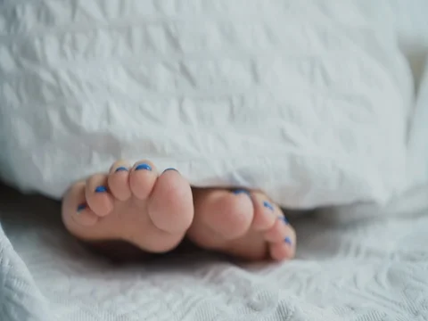 Under Girls Feet Stock Footage ~ Royalty Free Stock Videos 