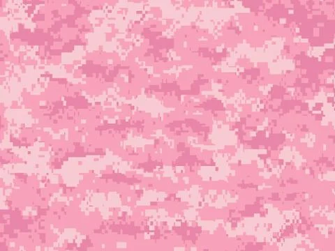 Girly Camo pixels Stock Illustration