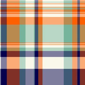Girly tartan check background, back to school plaid textile seamless. Under.. Stock Illustration