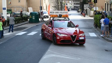 Giro d'Italia - start Stock Footage 89694633