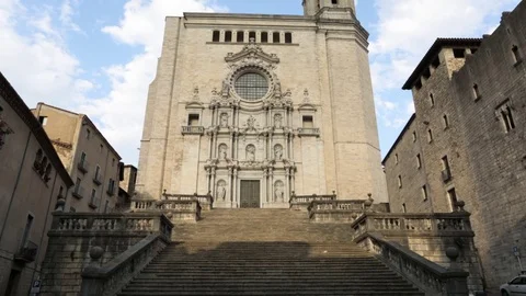 Girona Cathedral. Spain. Stock Footage 71274116