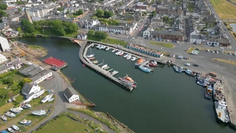 Girvan, Scotland Stock Footage 247392449