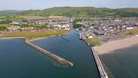 Girvan, Scotland Stock Footage 247392454