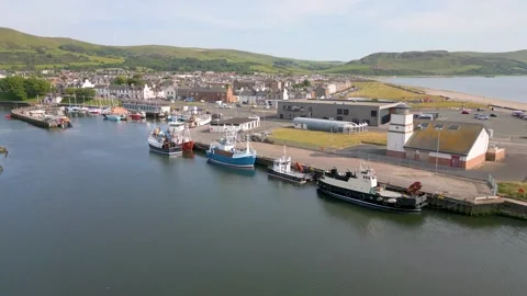 Girvan, Scotland Stock Footage 247392902