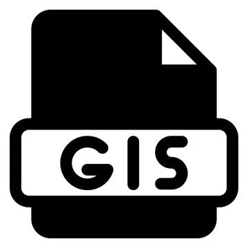 Gis glyph icon vector illustration isolated on white background Stock Illustration