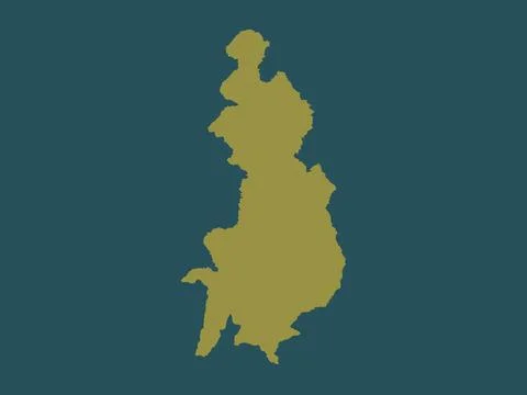 Gitega, Burundi. Solid color shape Stock Illustration