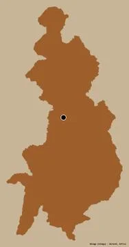 Gitega, province of Burundi, on solid. Pattern Stock Illustration