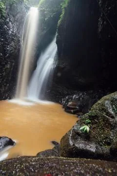 Gitgit waterfall at Bali, Indonesia Stock Photos