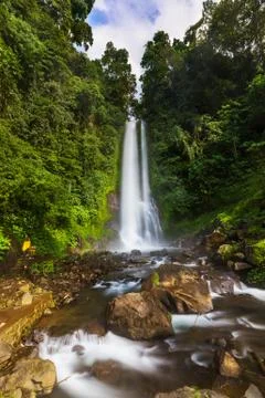 Gitgit Waterfall - Bali island Indonesia Stock-Fotos