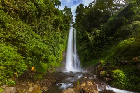 Gitgit Waterfall - Bali island Indonesia Stock-Fotos