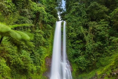 Gitgit Waterfall - Bali island Indonesia Stock-Fotos