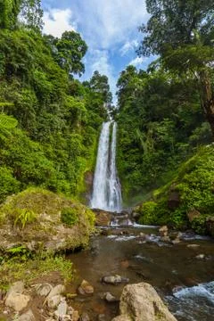 Gitgit Waterfall - Bali island Indonesia Stock-Fotos