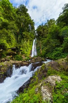 Gitgit Waterfall - Bali island Indonesia Foto stock