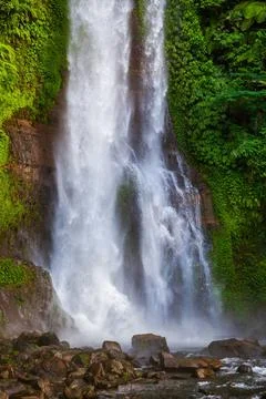 Gitgit Waterfall - Bali island Indonesia Gitgit Waterfall on Bali island I... Stock-Fotos