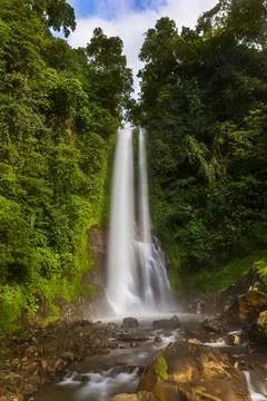 Gitgit Waterfall - Bali island Indonesia Gitgit Waterfall on Bali island I... Foto stock