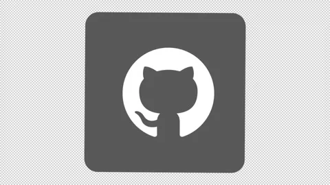 GitHub Icon Video stock 205063945