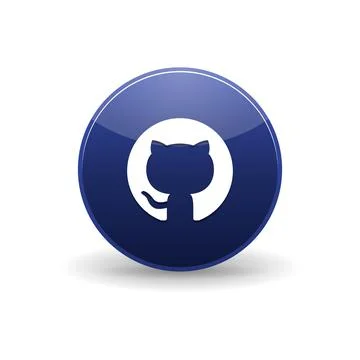 Github icon, simple style Stock Illustration