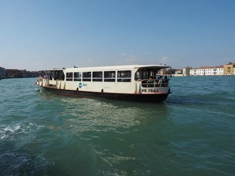 Giudecca canal in Venice Stock Photos