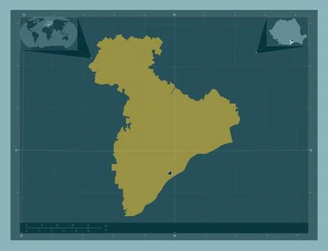 Giurgiu, Romania. Solid color shape Stock Illustration