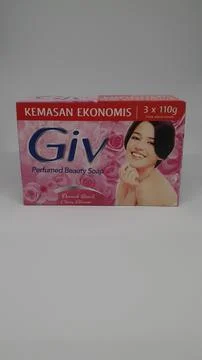 Giv bath soap Fotos de archivo