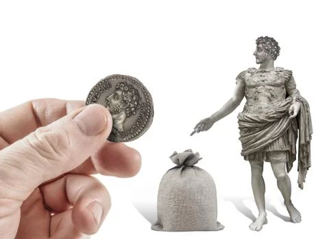 Give back to Caesar what is his Stock Photos