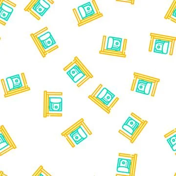 Give bribe vector seamless pattern Stock Illustration