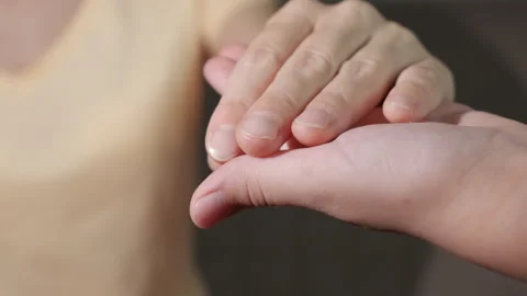 Give a help hands for mum. Stock Footage 260888840