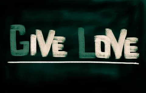 Give love concept Stock-Illustration