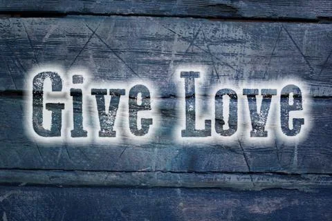 Give love concept Stock Illustration
