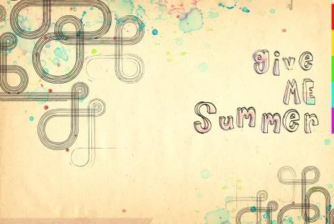 Give me summer Stock Photos